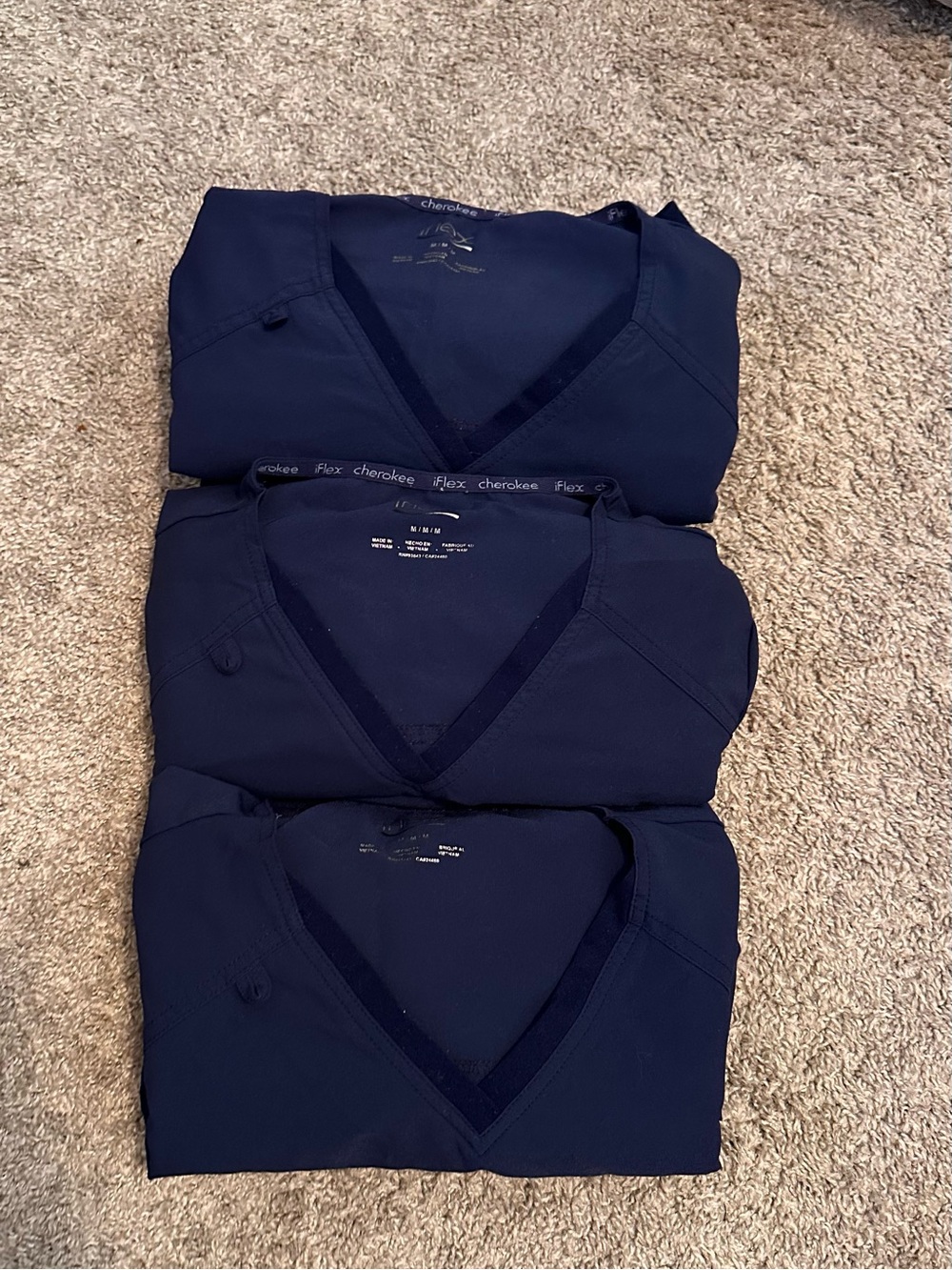 ✨SCRUB BUNDLE!!! ✨Cherokee Navy V-Neck Scrub Sets!!